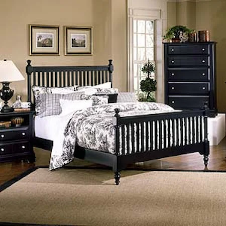 Queen Slat Poster Bed